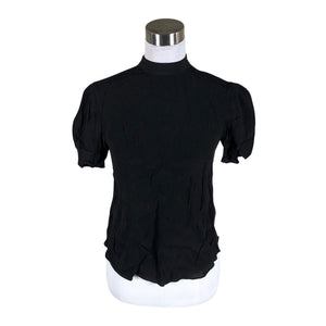 Unisex &Other Stories - Short-sleeved blouse, size 34 - Black (1)