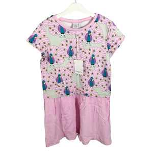 Unisex Polarn O. Pyret - Tricot dress, size 146 - 152 - Light pink (1)