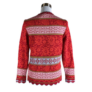 Unisex Oleana - Cardigan, size 38 - Red (2)