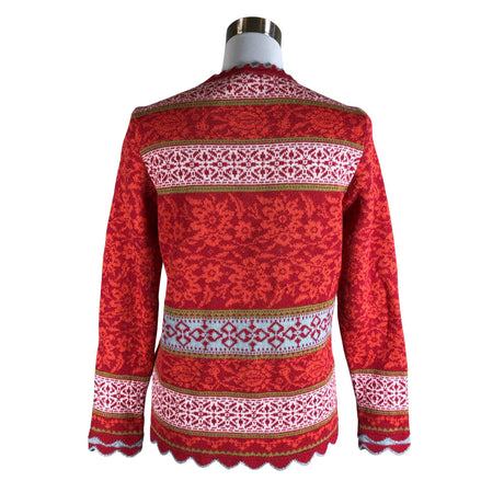 Unisex Oleana - Cardigan, size 38 - Red (2)