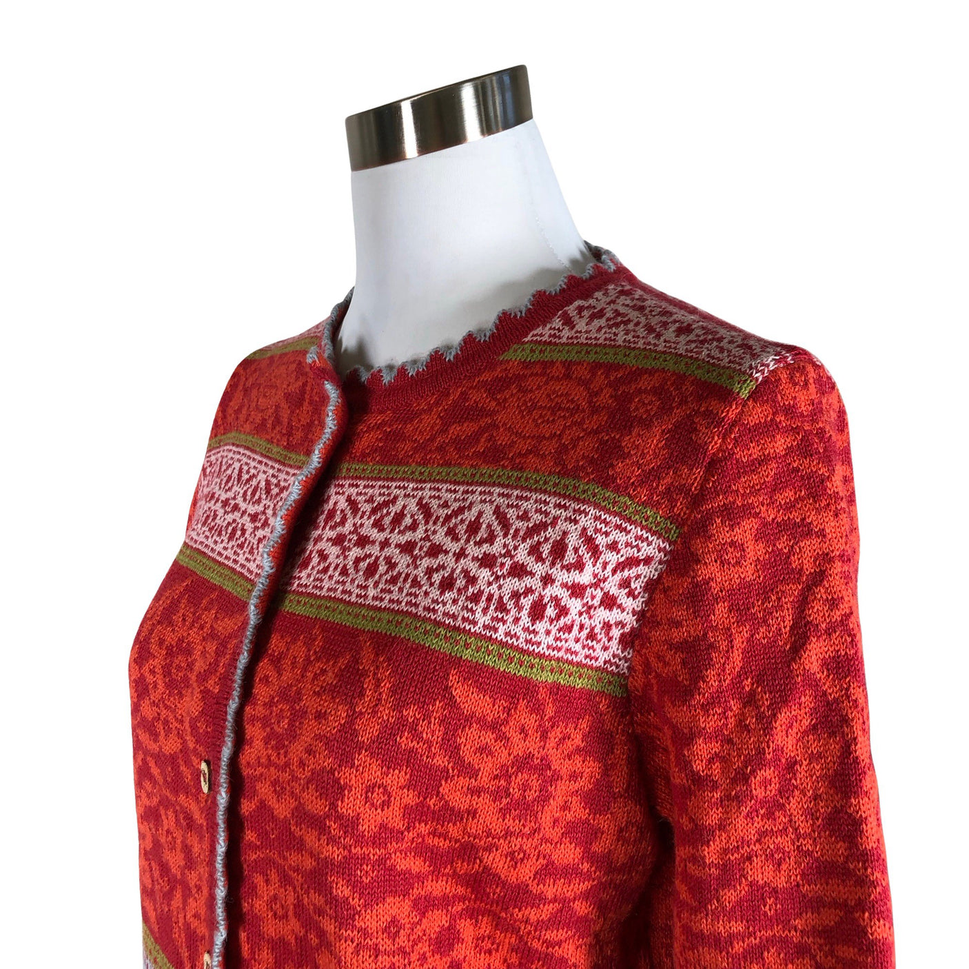 Unisex Oleana - Cardigan, size 38 - Red (3)