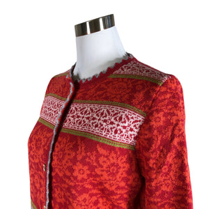 Unisex Oleana - Cardigan, size 38 - Red (3)