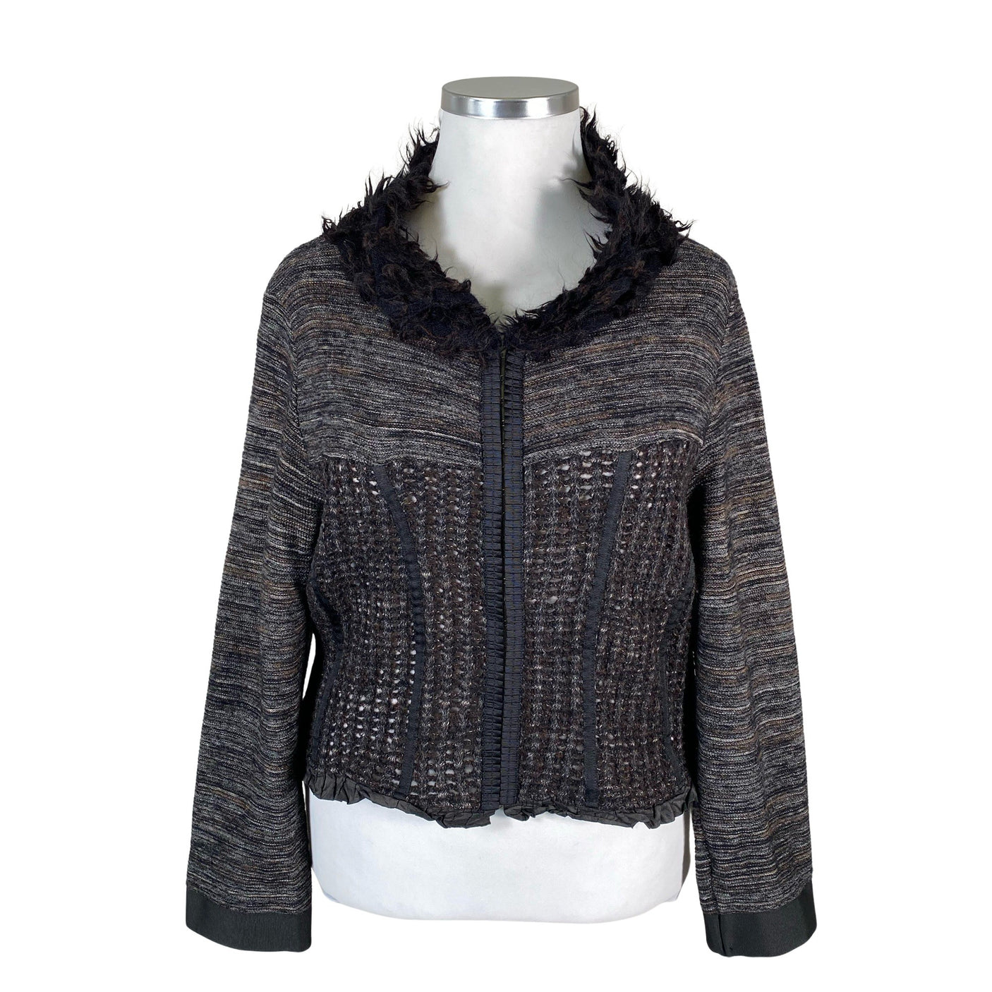 Unisex Eva & Claudi - Cardigan, size 42 - Black (1)