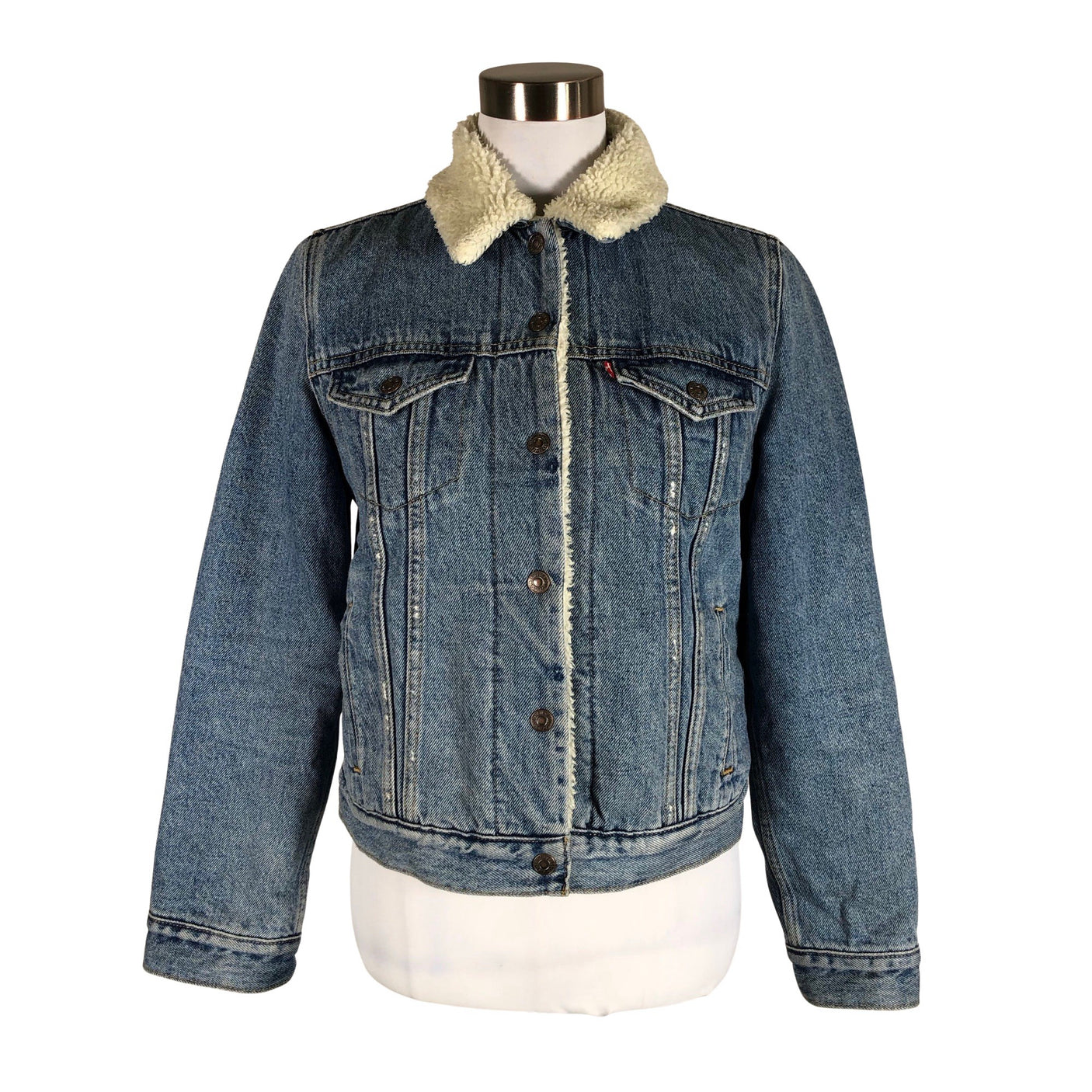 Unisex Levi's - Denim jacket, size 34 - Light blue (1)