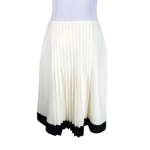 Unisex Lauren Ralph Lauren - Pleated skirt, size 40 - Natural white (2)