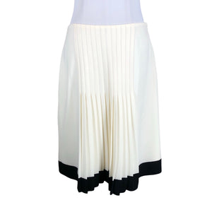 Unisex Lauren Ralph Lauren - Pleated skirt, size 40 - Natural white (1)