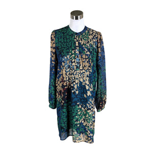 Unisex Esprit - Schiffon dress, size 38 - Blue (1)