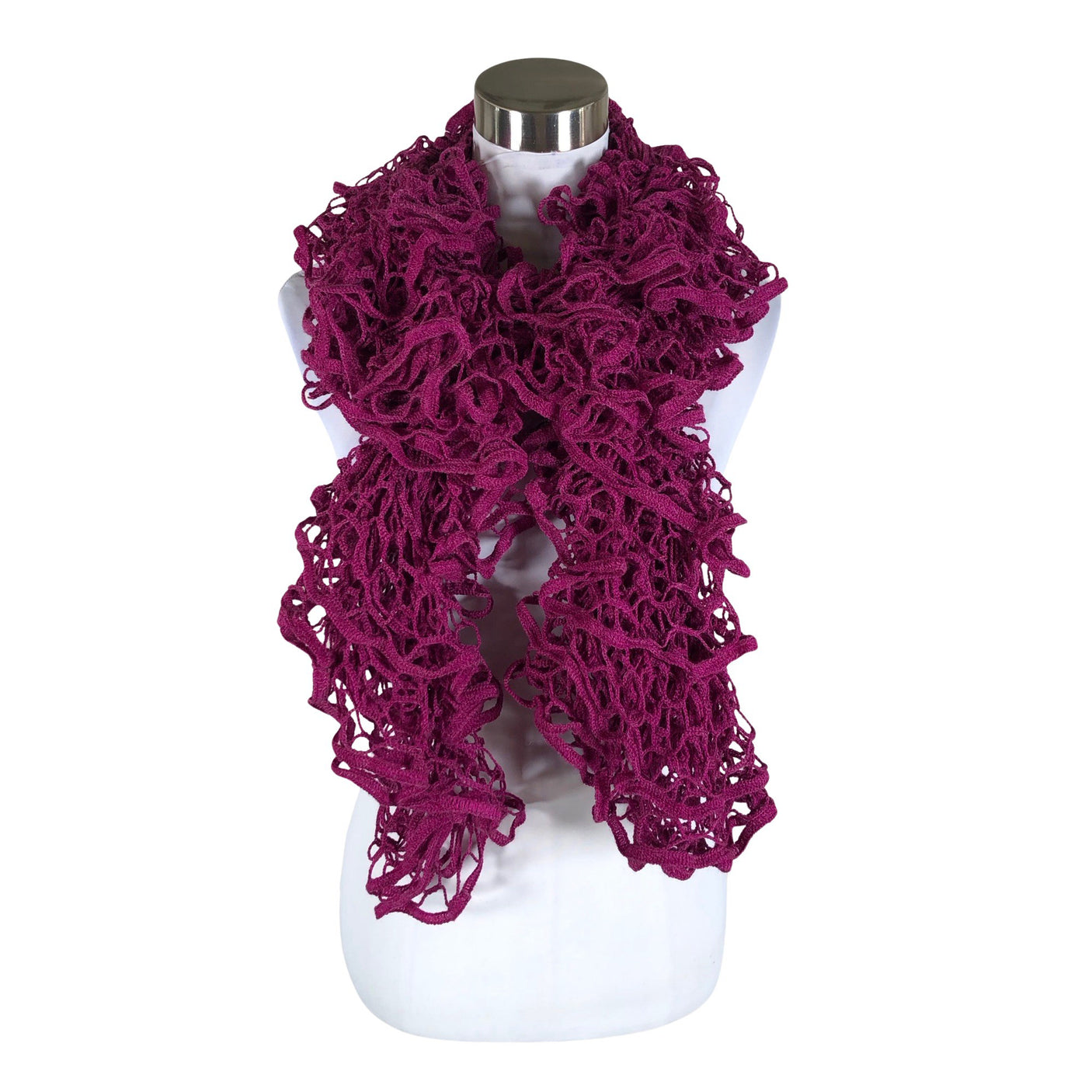 Unisex Handmade - Scarf, size Midi - Violet (1)