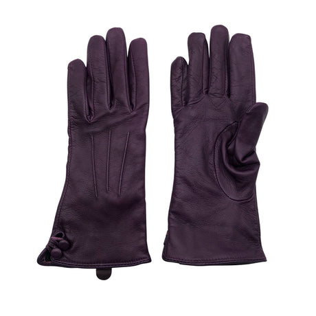 Unisex Mutka - Leather gloves, size No size - Violet ()