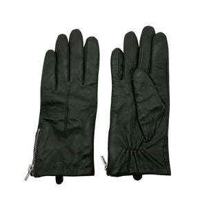 Unisex A+more - Leather gloves, size No size - Green (1)