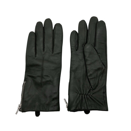 Unisex A+more - Leather gloves, size No size - Green ()