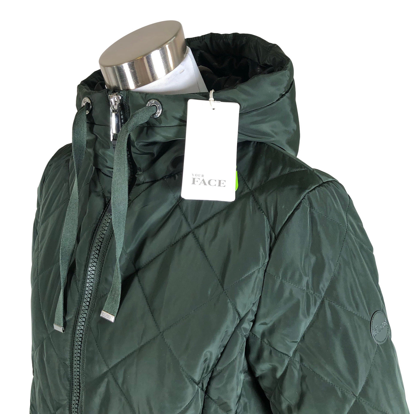 Unisex Your Face - Lightly padded jacket, size 34 - Green (3)