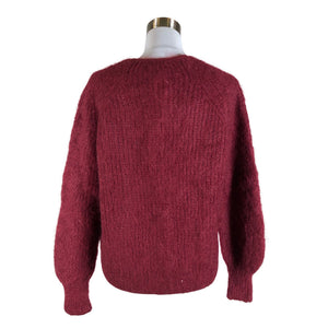 Unisex Peura - Cardigan, size 38 - Wine red (2)