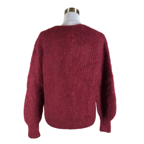 Unisex Peura - Cardigan, size 38 - Wine red (2)