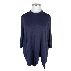 Unisex Ulla Popken - Tricot shirt, size 46 - Blue (1)