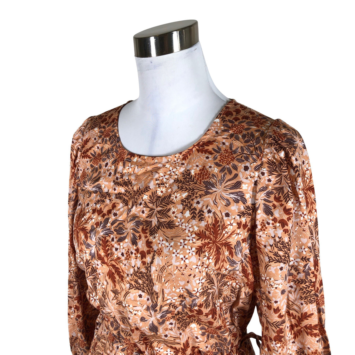 Unisex Nanso - Schiffon dress, size 38 - Brown (3)