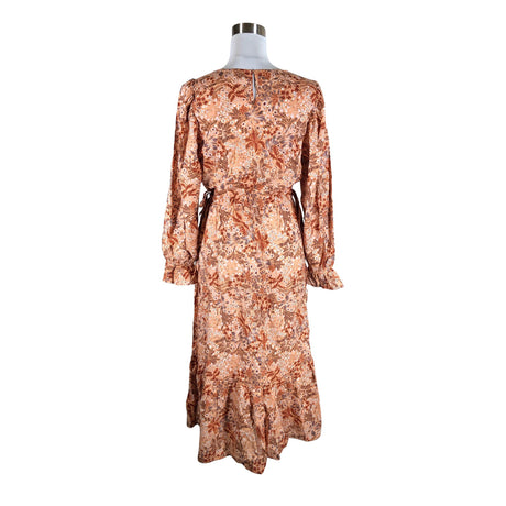 Unisex Nanso - Schiffon dress, size 38 - Brown (2)