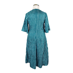 Unisex Marimekko - Schiffon dress, size 40 - Green (2)