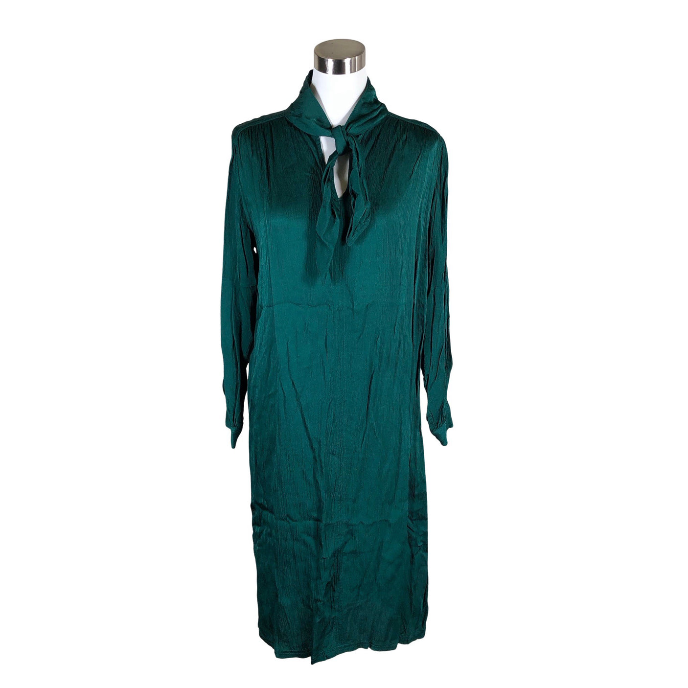 Unisex Part two - Schiffon dress, size 40 - Green (1)