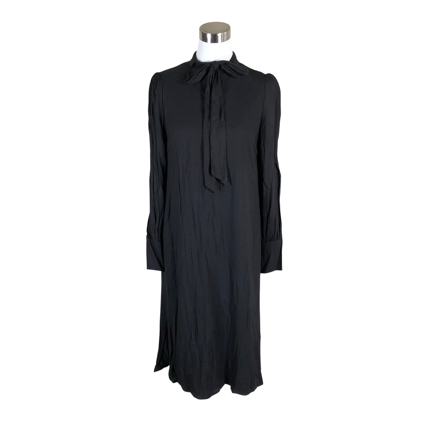 Unisex Tiger of Sweden - Schiffon dress, size 40 - Black (1)