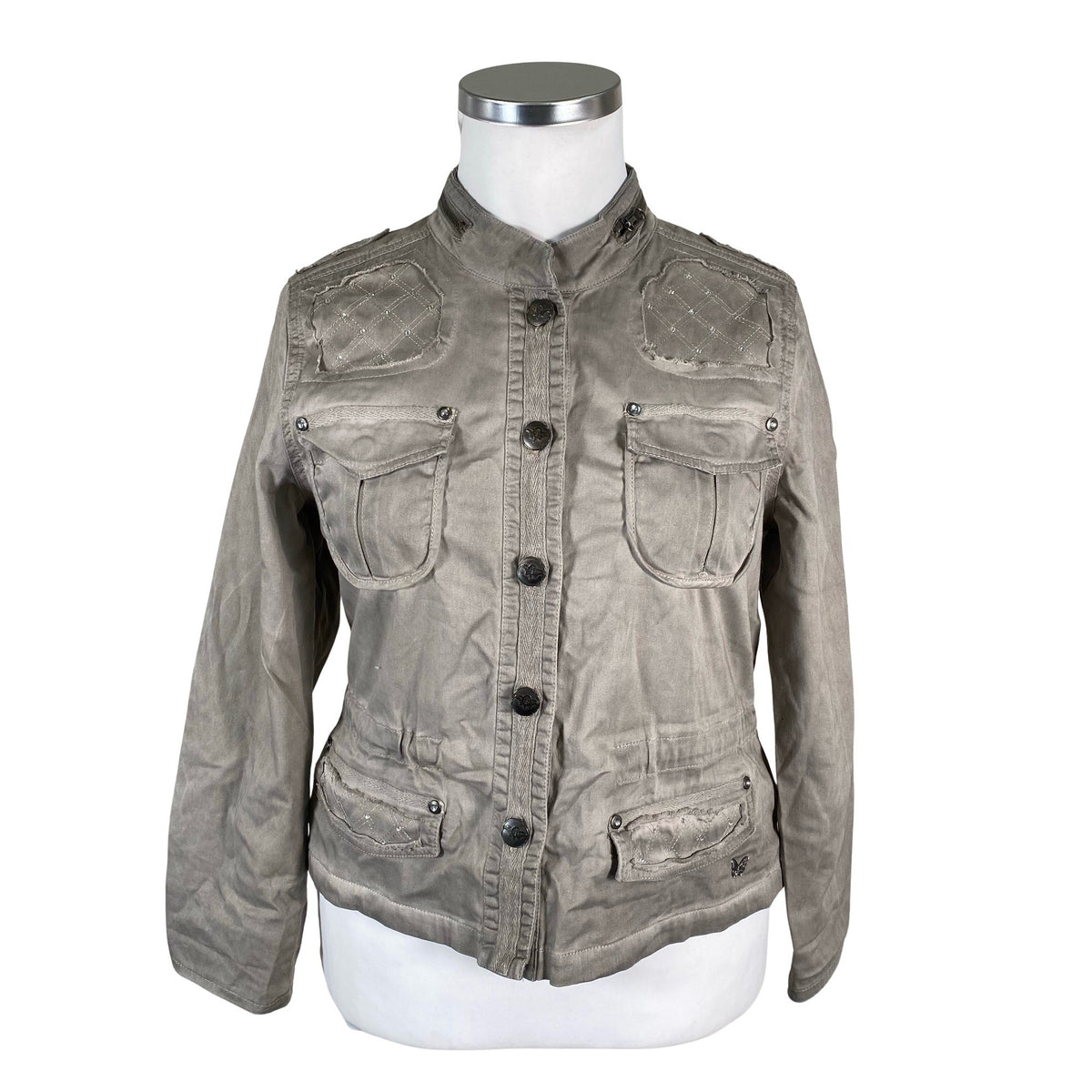 Unisex Cream - Summer jacket, size 42 - Gray (1)