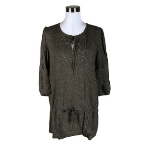 Unisex Kaffe - Schiffon tunic, size 36 - Green (1)
