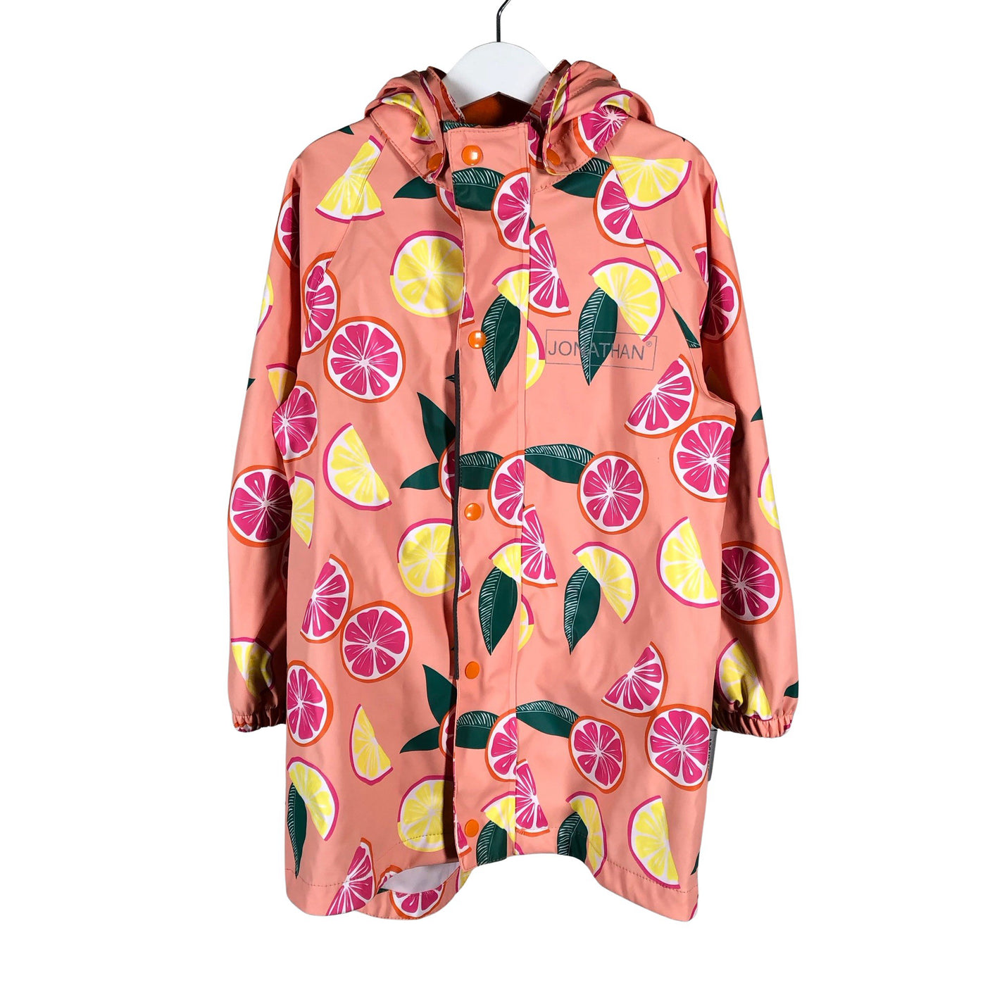 Unisex Jonathan - Rain jacket, size 116 - 122 - Orange (1)
