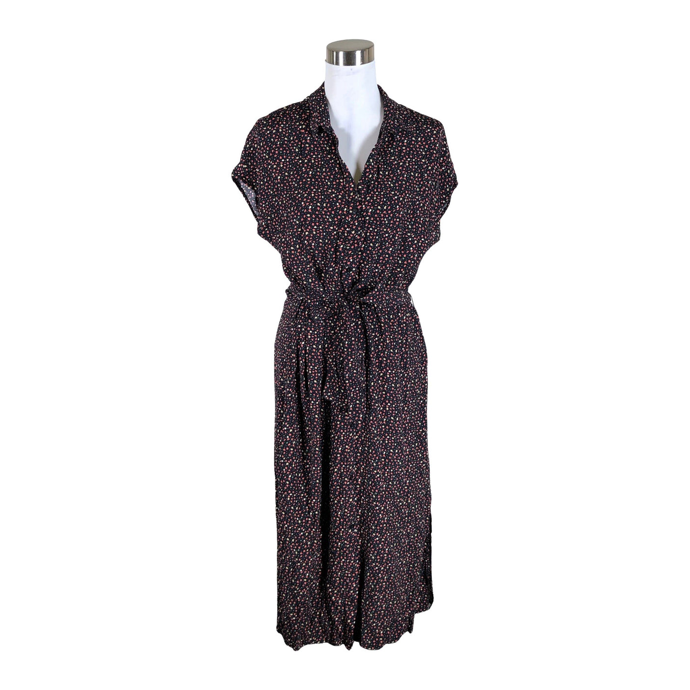 Unisex Saint Tropez - Schiffon dress, size 40 - Black (1)