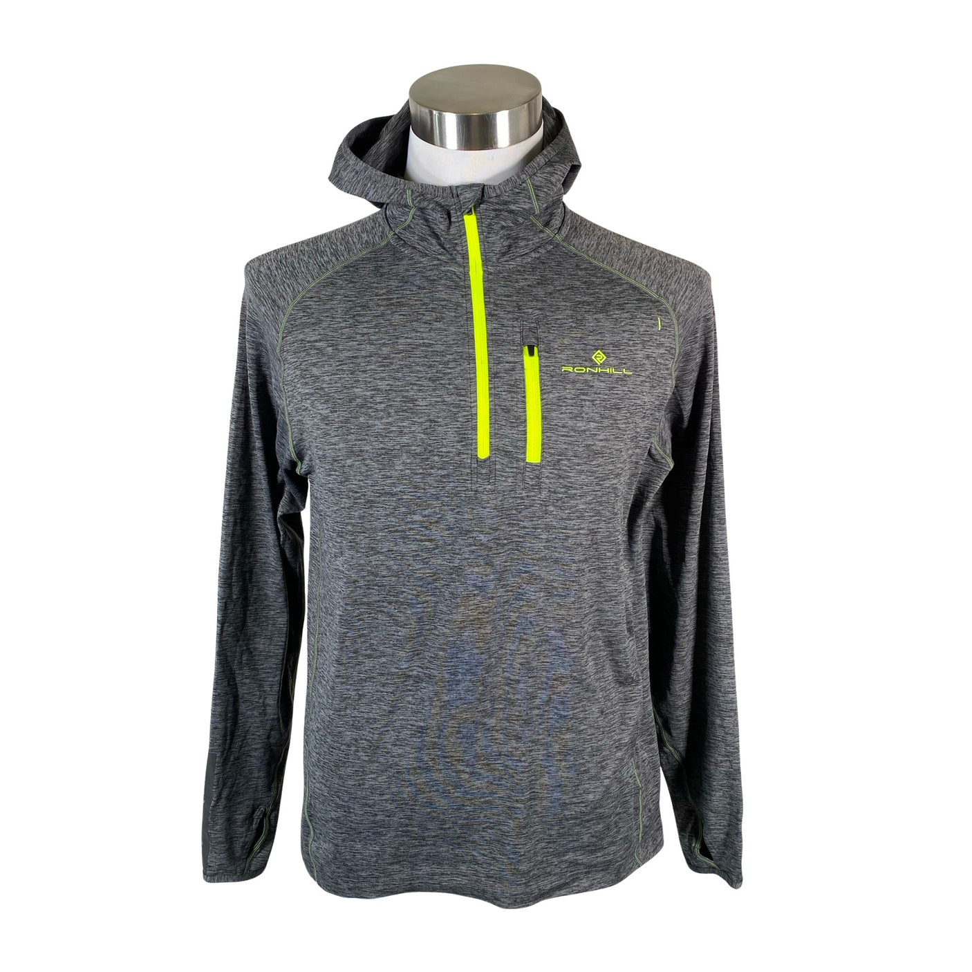 Unisex Ronhill - Sports shirt, long sleeve, size S - Gray (1)
