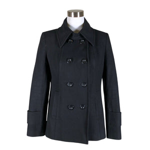 Unisex Your Face - Wool coat, size 36 - Black (1)