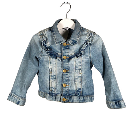 Unisex Lindex - Denim jacket, size 98 - 104 - Light blue ()