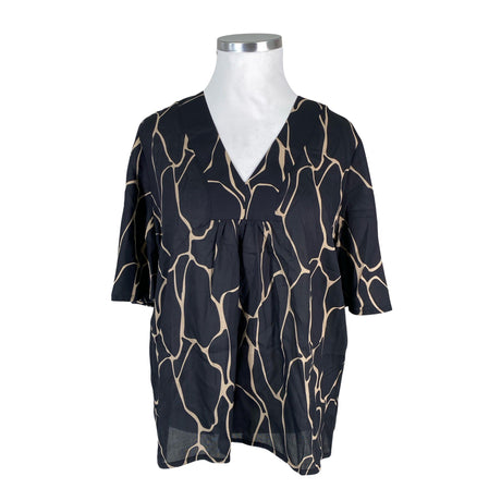 Unisex Nanso - Short-sleeved blouse, size 44 - Black ()
