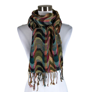 Unisex Bijenkorf - Scarf, size Maxi - Green (1)