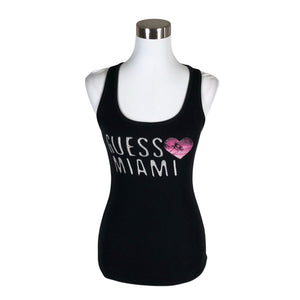 Unisex Guess - Tricot tank top, size 36 - Black (1)