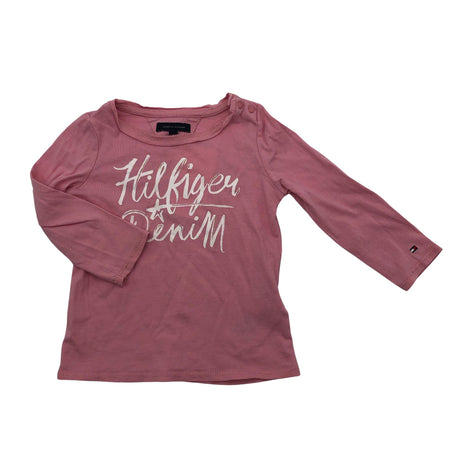 Unisex Tommy Hilfiger - Tricot shirt, size 74 - 80 - Light pink ()