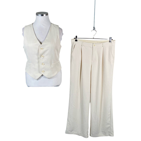 Unisex Cream - Suit set, size 42 - Beige ()