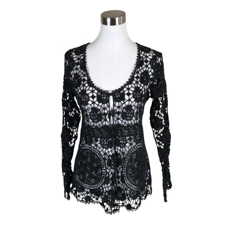 Unisex Cream - Blouse, size 38 - Black ()