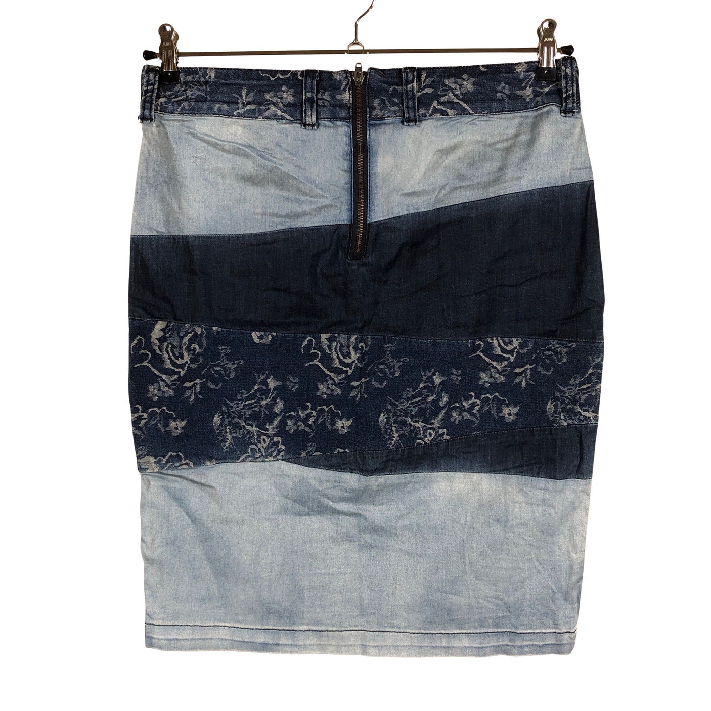 Unisex Cream - Denim skirt, size 40 - Blue (2)