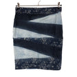 Unisex Cream - Denim skirt, size 40 - Blue ()