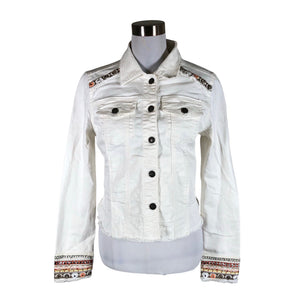 Unisex Esqualo - Denim jacket, size 40 - White (1)