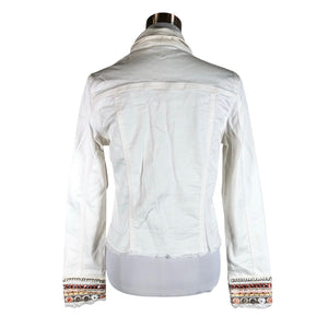 Unisex Esqualo - Denim jacket, size 40 - White (2)