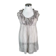 Unisex Patrizia Pepe - Schiffon dress, size 42 - Gray ()