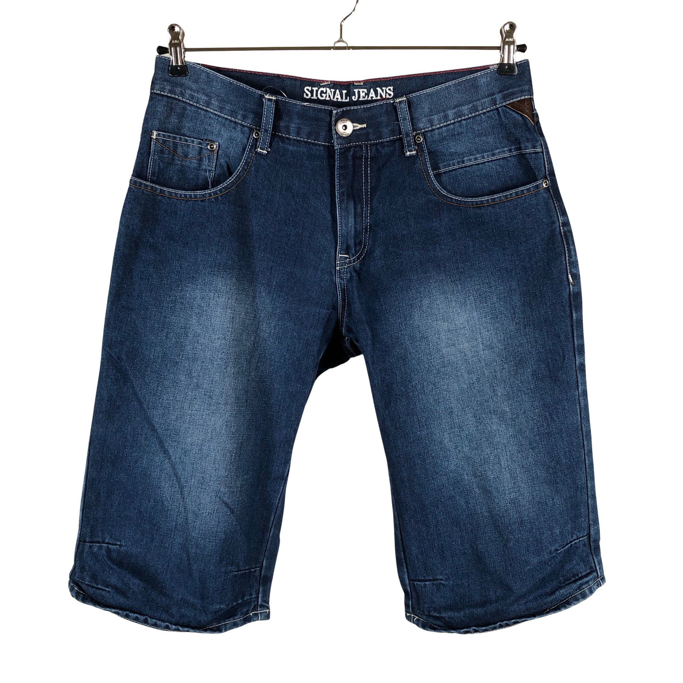 Unisex Signal - Denim shorts, size M - Blue (1)