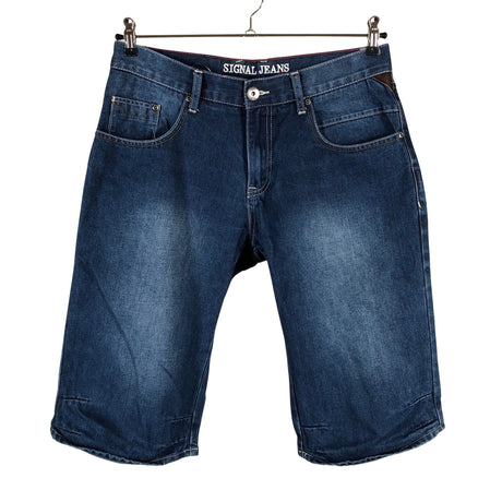 Unisex Signal - Denim shorts, size M - Blue ()