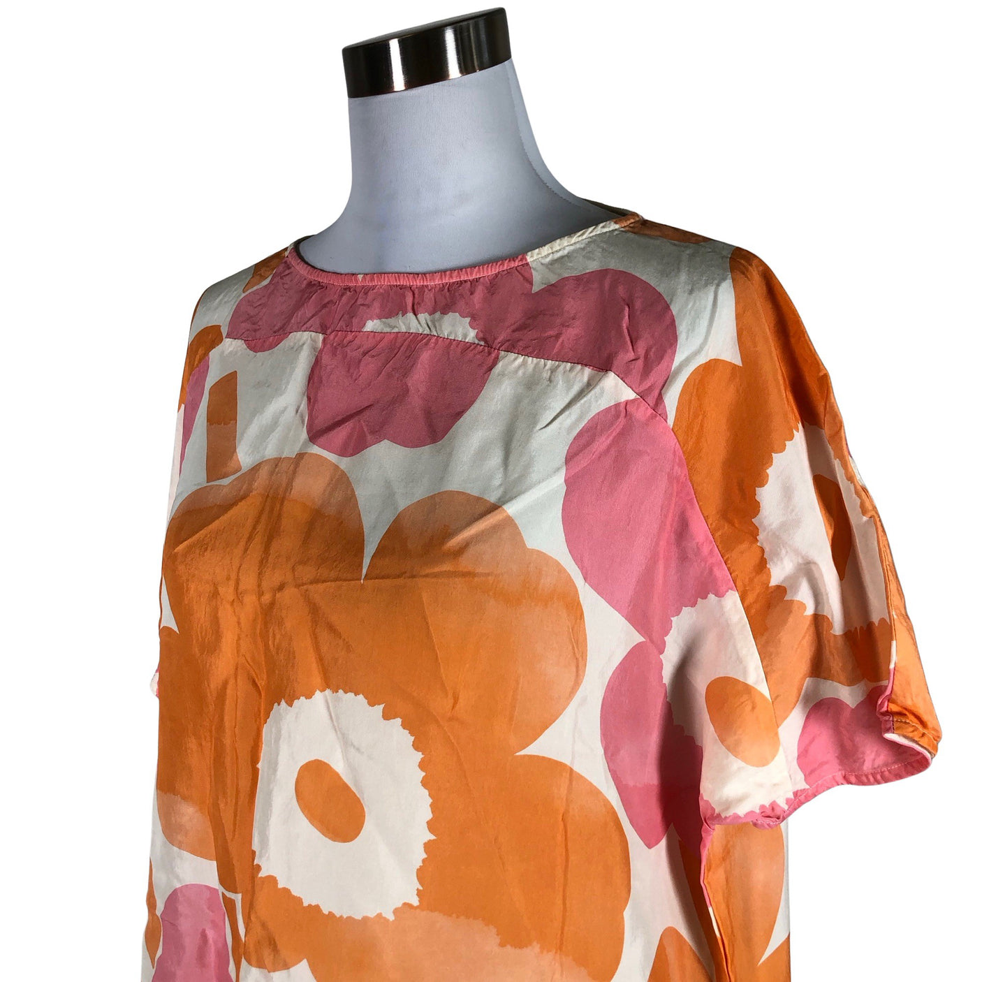 Unisex Marimekko - Schiffon dress, size 40 - Light pink (3)
