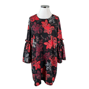 Unisex Junarose - Schiffon dress, size 44 - Black (1)