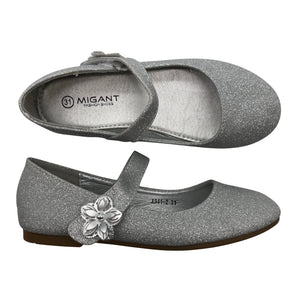 Unisex Migant - Festive ballerinas, size 31 - Silver (1)