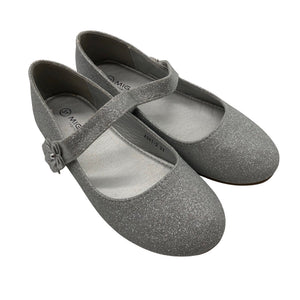 Unisex Migant - Festive ballerinas, size 31 - Silver (2)