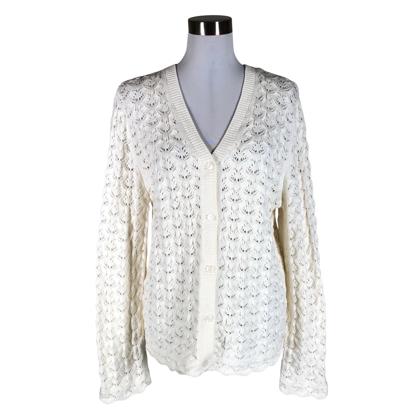 Unisex Holly & Whyte by Lindex - Cardigan, size 40 - Natural white (1)