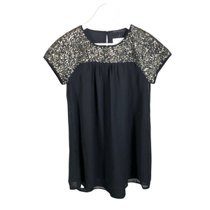 Unisex Sisley - Schiffon dress, size 158 - 164 - Black (1)